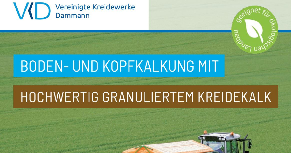 Boden- und Kopfkalkung mit - VSE: Genossenschaftlich verbunden gemeinsam  handeln. Dnger, Saaten, Getreide, Kartoffeln, Pflanzenschutz.
